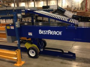 BestReach loading conveyor fully extended